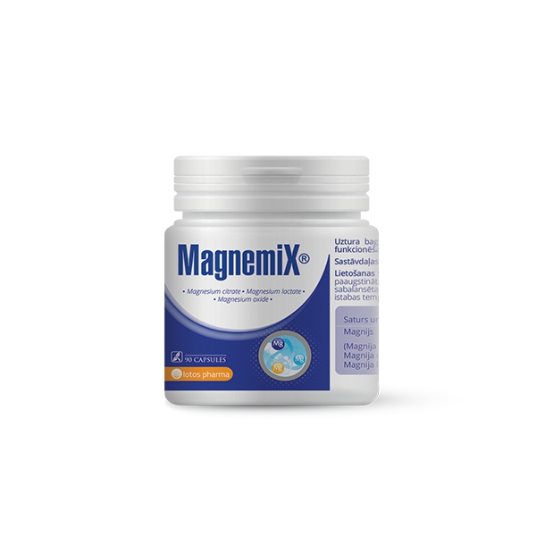 Magnemix magnija kapsulas