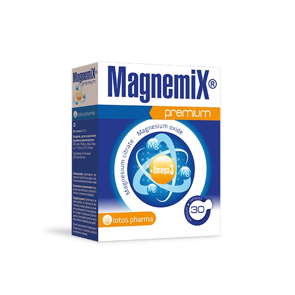 Magnemix Premium normālai nervu sistēmas un muskuļu darbībai