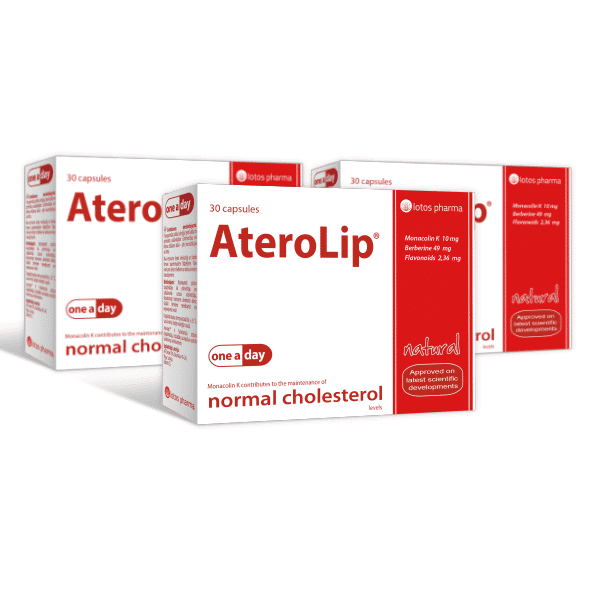 3x AteroLip, 30 kapsulas – 3 mēnešu kurss - Lotos Pharma