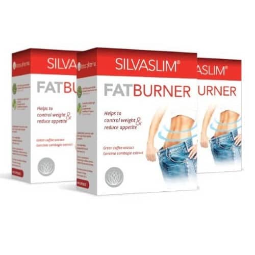3x SilvaSlim Fat Burner, 60 kapsulas – 3 mēnešu kurss