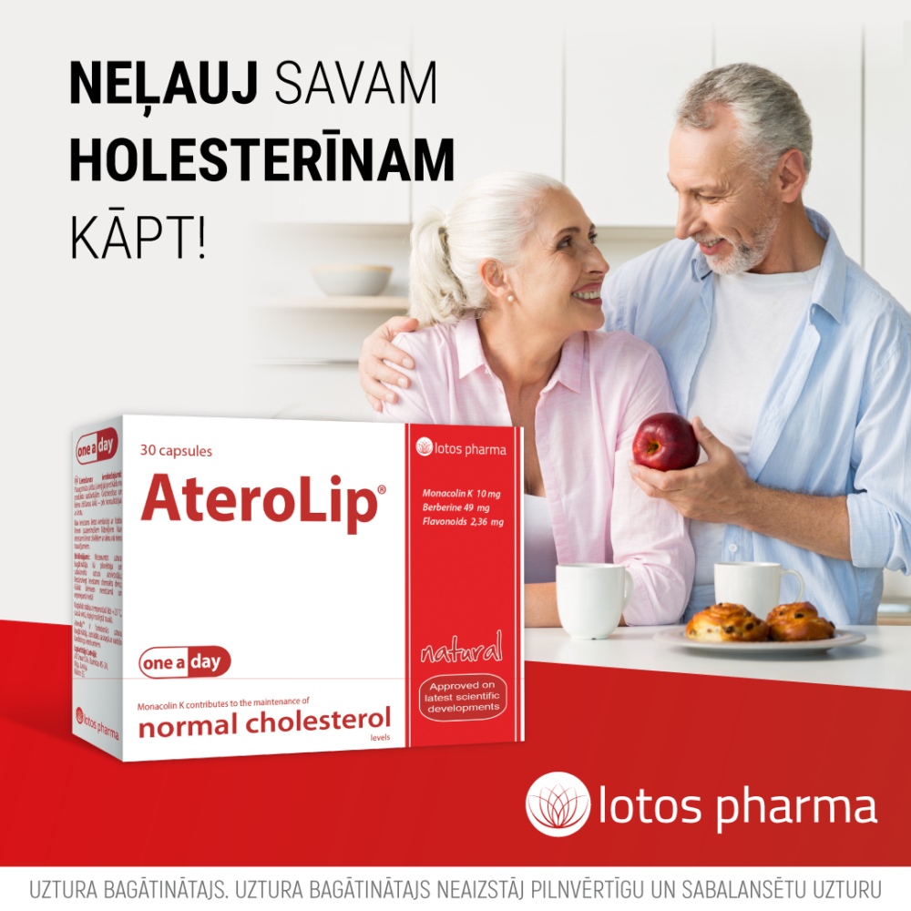 AteroLip holesterīna kontrolei