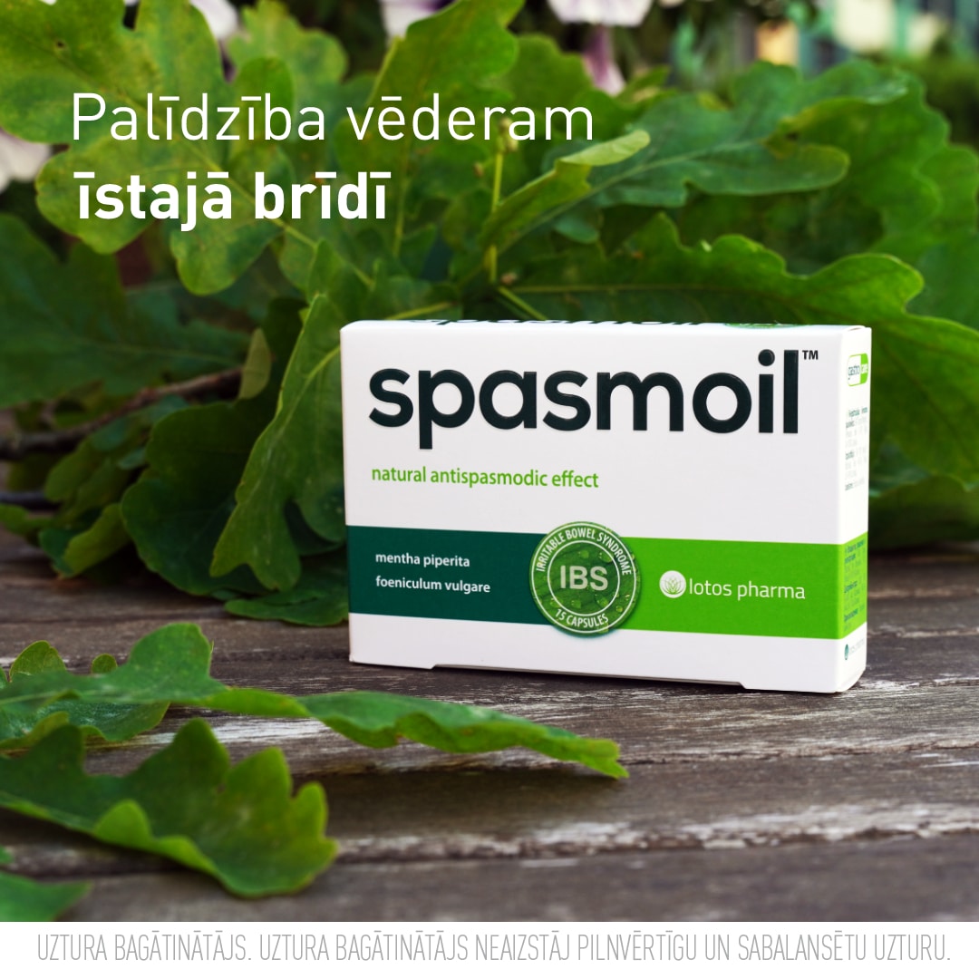 Spasmoil pret vēdera pūšanos