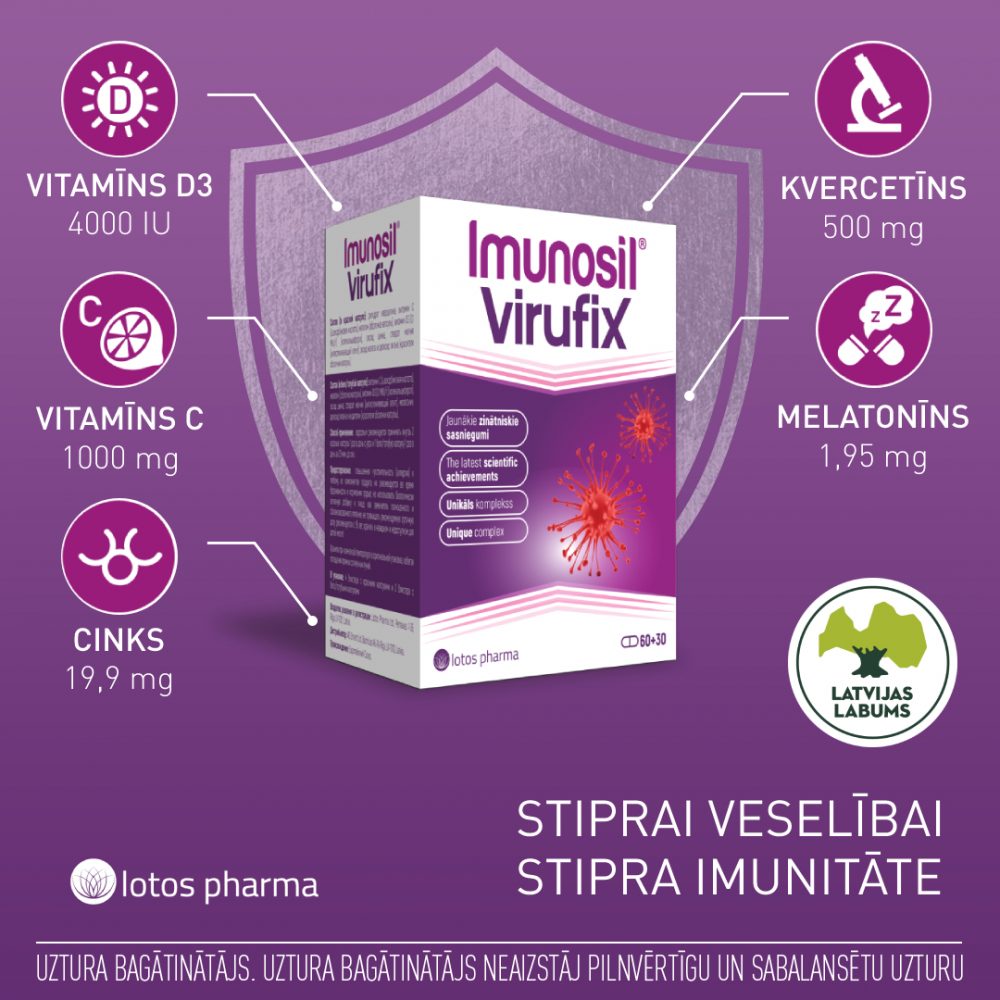 Imunosil Virufix ar kvercetīnu