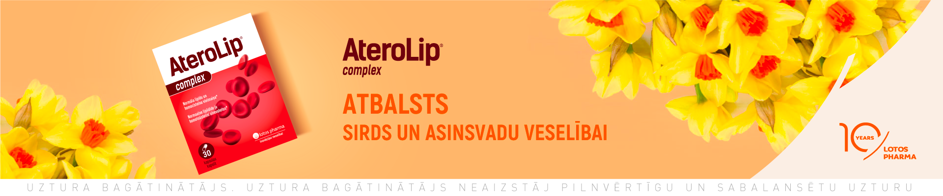 AteroLip holesterīna samazināšanai