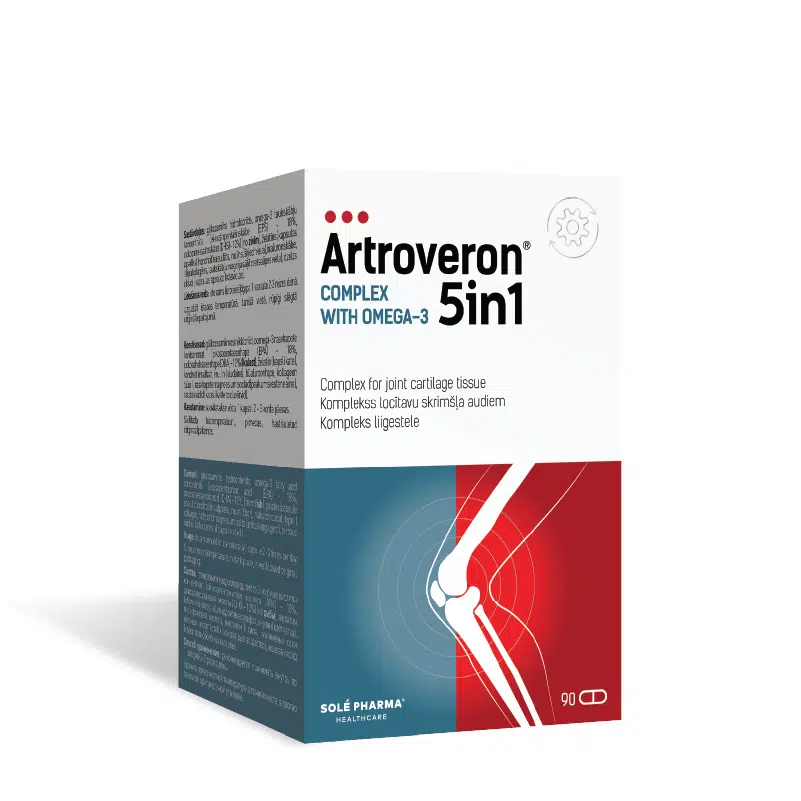 Artroveron 5in1 ar Omega-3 N90_Locītavu, kaulu un muskuļu veselībai Artroveron-5in1-ar-Omega-3-N90_Locitavu-kaulu-un-muskulu-veselibai
