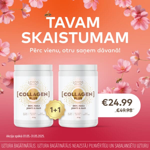 1+1 Collagen Plus - kolagēns ar C vitamīnu