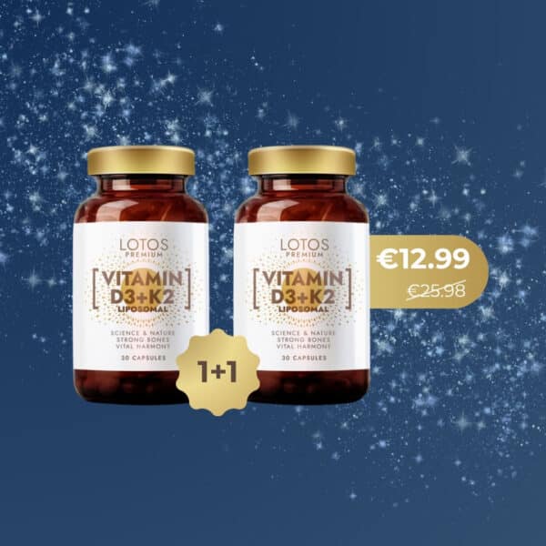 1+1 Liposomālais Vitamīns D3 + K2 N30