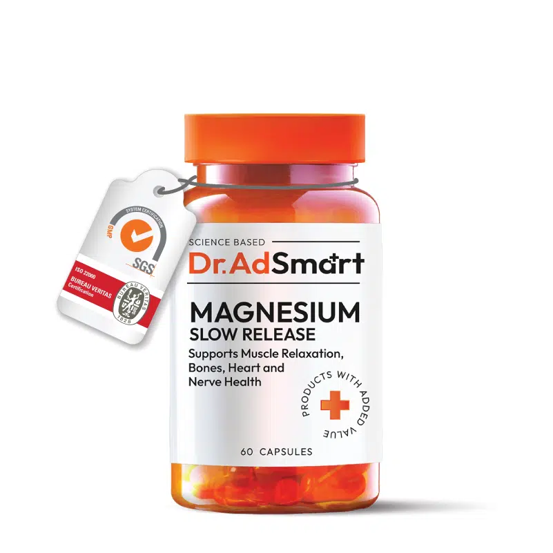 Dr.AD Smart_Magnesium Slow Release N60_ar sertifikātu Dr.AD-Smart_Magnesium-Slow-Release-N60