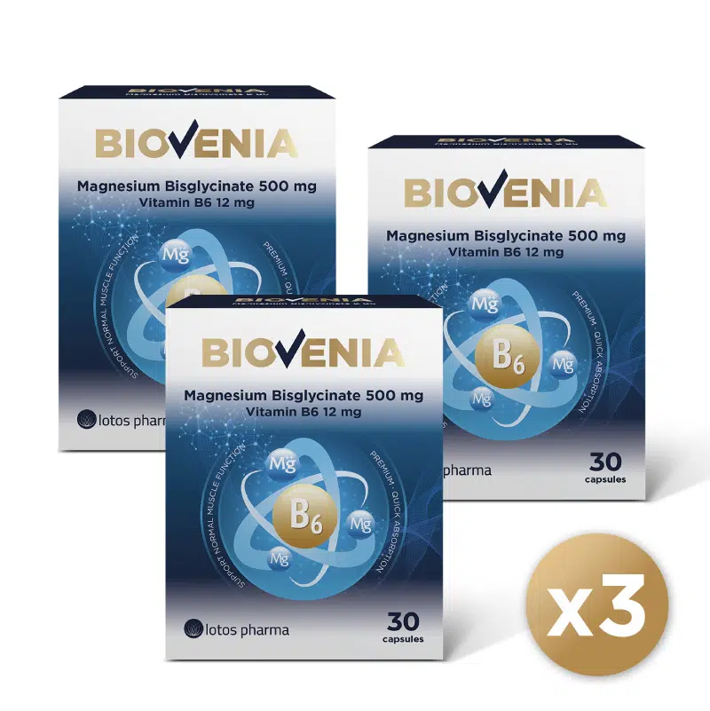 biovenia x3 Magnijs aktīviem cilvēkiem 1 mēnesim - Image 1